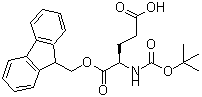 CAS 登录号：214630-10-1， (4R)-5-(9H-芴-9-基甲氧基)-4-({[(2-甲基-2-丙基)氧基]羰基}氨基)-5-氧代戊酸