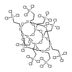CAS#: 214675-88-4, 1,3,5,7,9,11,13,15-Octakis[2-(Trichlorosilyl)Ethyl]Pentacyclo[9.5.1.1<Sup>3,9</Sup>.1<Sup>5,15</Sup>.1<Sup>7,13</Sup>]Octasiloxane