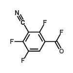 CAS 登录号：214774-56-8， 3-氰基-2,4,5-三氟苯甲酰氟化物
