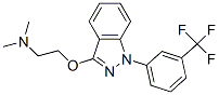 CAS 登录号：21487-12-7， 3-[2-(二甲基氨基)乙氧基]-1-[3-(三氟甲基)苯基]-1H-吲唑