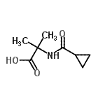 CAS 登录号：215036-16-1， N-(环丙基羰基)-2-甲基丙氨酸