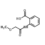 CAS 登录号：215102-53-7， 2-[(甲氧基乙酰基)氨基]苯甲酸