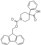 CAS 登录号：215190-19-5， 1-[(9H-芴-9-基甲氧基)羰基]-4-苯基-4-哌啶羧酸