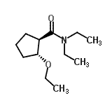 CAS 登录号：215394-02-8， (1R,2R)-2-乙氧基-N,N-二乙基环戊烷甲酰胺