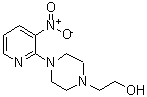 CAS 登录号：215434-62-1， 2-[4-(3-硝基-2-吡啶基)-1-哌嗪基]乙醇