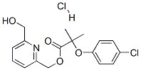 CAS 登录号：21550-30-1， [6-(羟基甲基)-2-吡啶基]甲基 2-(4-氯苯氧基)-2-甲基丙酸酯盐酸盐