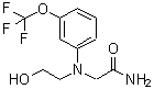 CAS 登录号：215649-72-2， N<sup>2</sup>-(2-羟基乙基)-N-[3-(三氟甲氧基)苯基]甘氨酰胺