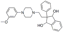 CAS 登录号：21569-39-1， 2-[2-[4-(3-甲氧基苯基)-1-哌嗪基]乙基]-2-苯基-1,3-茚满二醇
