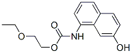 CAS 登录号：21578-97-2， 2-乙氧基乙基 7-羟基萘-1-氨基甲酸酯