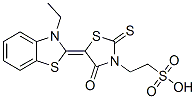 CAS#: 21584-13-4, 5-(3-Ethylbenzothiazol-2(3H)-Ylidene)-4-Oxo-2-Thioxothiazolidin-3-Ethanesulphonic Acid