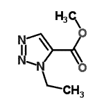 CAS 登录号：215872-74-5， 甲基1-乙基-1H-1,2,3-三唑-5-羧酸酯