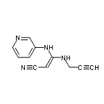 CAS#: 215944-40-4, (2Z)-3-(2-Propyn-1-Ylamino)-3-(3-Pyridinylamino)Acrylonitrile