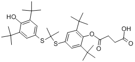 CAS#: 216167-82-7, 4-[4-[2-(4-Hydroxy-3,5-Ditert-Butyl-Phenyl)Sulfanylpropan-2-Ylsulfanyl]-2,6-Ditert-Butyl-Phenoxy]-4-Oxo-Butanoic Acid