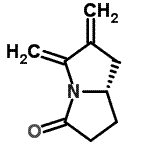 CAS 登录号：216172-36-0， (7aS)-5,6-二(亚甲基)六氢-3H-吡咯里嗪-3-酮