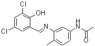 CAS#: 216502-34-0, N-{3-[(E)-(3,5-Dichloro-2-Hydroxybenzylidene)Amino]-4-Methylphenyl}Acetamide