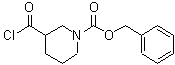 CAS 登录号：216502-94-2， 3-(氯甲酰基)-1-哌啶羧酸苄酯