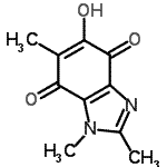 CAS#: 216578-41-5, 5-Hydroxy-1,2,6-Trimethyl-1H-Benzimidazole-4,7-Dione