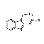 CAS 登录号：21665-27-0， (E)-1-(1-乙基-1H-苯并咪唑-2-基)-N-羟基甲亚胺