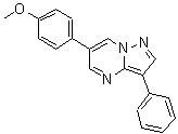 CAS#: 216661-54-0, 6-(4-Methoxyphenyl)-3-Phenylpyrazolo[1,5-a]Pyrimidine