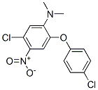 CAS 登录号：2172-93-2， 5-氯-2-(4-氯苯氧基)-N,N-二甲基-4-硝基苯胺