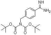 CAS 登录号：217313-84-3， (4-甲脒基苄基)亚氨基二甲酸二叔丁酯
