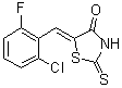 CAS#: 217316-44-4, (5Z)-5-(2-Chloro-6-Fluorobenzylidene)-2-Thioxo-1,3-Thiazolidin-4-One