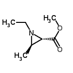 CAS 登录号：217958-48-0， 甲基(2S,3R)-1-乙基-3-甲基-2-氮丙啶羧酸酯