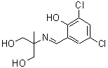 CAS 登录号：218144-82-2， 2-[(E)-(3,5-二氯-2-羟基苄亚基)氨基]-2-甲基-1,3-丙烷二醇