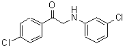 CAS 登录号：218157-76-7， 1-(4-氯苯基)-2-[(3-氯苯基)氨基]乙酮