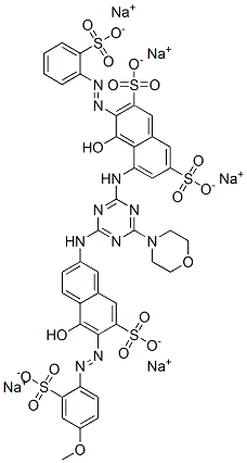 CAS#: 2184-15-8, Pentasodium (3Z)-5-[[4-[[(6E)-6-[(4-Methoxy-2-Sulfonatophenyl)Hydrazinylidene]-5-Oxo-7-Sulfonatonaphthalen-2-Yl]Amino]-6-Morpholin-4-Yl-1,3,5-Triazin-2-Yl]Amino]-4-Oxo-3-[(2-Sulfonatophenyl)Hydrazinylidene]Naphthalene-2,7-Disulfonate