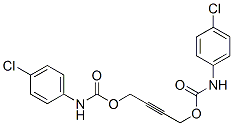 CAS 登录号：21840-68-6， 二(4-氯苯基氨基甲酸) 2-丁炔-1,4-二基酯