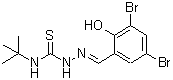 CAS#: 218457-53-5, (2E)-2-(3,5-Dibromo-2-Hydroxybenzylidene)-N-(2-Methyl-2-Propanyl)Hydrazinecarbothioamide