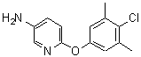 CAS 登录号：218457-66-0， 6-(4-氯-3,5-二甲基苯氧基)-3-吡啶胺