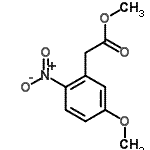 CAS#: 21857-41-0, Methyl (5-Methoxy-2-Nitrophenyl)Acetate