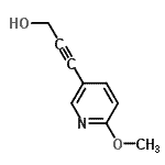 CAS#: 218593-95-4, 3-(6-Methoxy-3-Pyridinyl)-2-Propyn-1-Ol