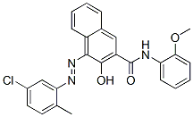 CAS 登录号：21889-28-1， 4-[2-(5-氯-2-甲基苯基)偶氮]-3-羟基-N-(2-甲氧基苯基)-2-萘甲酰胺