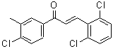 CAS 登录号：219140-58-6， (2E)-1-(4-氯-3-甲基苯基)-3-(2,6-二氯苯基)-2-丙烯-1-酮