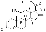 CAS#: 2193-87-5, (11b)-9-Fluoro-11,17,21-trihydroxy-16-methylene-Pregna-1,4-diene-3,20-dione