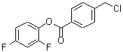 CAS 登录号：219500-09-1， 2,4-二氟苯基 4-(氯甲基)苯甲酸酯