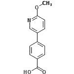CAS#: 219671-80-4, 4-(6-Methoxy-3-Pyridinyl)Benzoic Acid