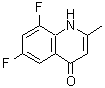 CAS 登录号：219689-64-2， 6,8-二氟-2-甲基-4(1H)-喹啉酮