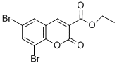CAS 登录号：2199-89-5， 6,8-二溴-2-氧代-2H-1-苯并吡喃-3-羧酸乙酯