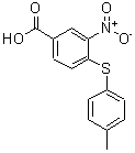 CAS#: 219929-89-2, 4-[(4-Methylphenyl)Sulfanyl]-3-Nitrobenzoic Acid