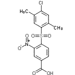 CAS#: 219930-07-1, 4-[(4-Chloro-2,5-Dimethylphenyl)Sulfonyl]-3-Nitrobenzoic Acid