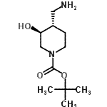 CAS#: 219975-84-5, 2-Methyl-2-Propanyl (3S,4S)-4-(Aminomethyl)-3-Hydroxy-1-Piperidinecarboxylate