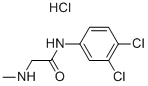 CAS 登录号：22010-09-9， N-(3,4-二氯苯基)-2-(甲基氨基)乙酰胺盐酸盐