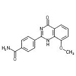 CAS 登录号：220115-30-0， 4-(4-羟基-8-甲氧基-2-喹唑啉基)苯甲酰胺