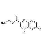 CAS 登录号：220120-59-2， 乙基6-氟-3,4-二氢-2H-1,4-苯并恶嗪-2-羧酸酯