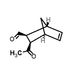 CAS 登录号：220191-58-2， (1R,2S,3R,4S)-3-乙酰基双环[2.2.1]庚-5-烯-2-甲醛