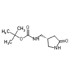 CAS#: 220226-11-9, 2-Methyl-2-Propanyl {[(3R)-5-Oxo-3-Pyrrolidinyl]Methyl}Carbamate